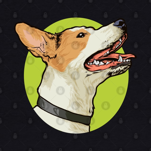 Drawing - Jack Russell by Modern Medieval Design